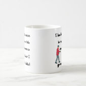 Ich gehe und mache einen Wanderfreund Kaffeetasse (Mittel)