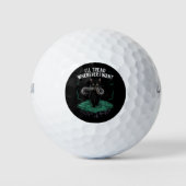 Ich gehe, wo immer ich Funny Cat Liebhaber Gewollt Golfball (Vorderseite)