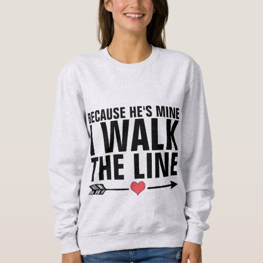 ICH GEHE ZU DEN T - Shirt, Ehefrau oder Freundin Sweatshirt (Vorderseite)