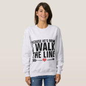 ICH GEHE ZU DEN T - Shirt, Ehefrau oder Freundin Sweatshirt (Vorne ganz)