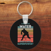 Ich gehe zu Fuß auf Eishockey Schlüsselanhänger (Vorderseite)