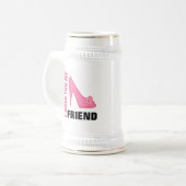 Ich gehe zu Fuß für meinen Freund Bierglas (Vorderseite Links)