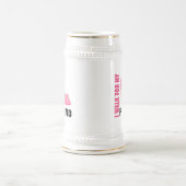 Ich gehe zu Fuß für meinen Freund Bierglas (Mittel)