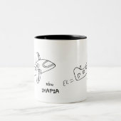 Ich gehe zu Ikaria Zweifarbige Tasse (Mittel)