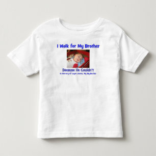 Ich gehe zu meinem Bruder Kleinkind T-shirt