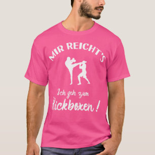 Ich gehe zum Kickboxing-Kick-Boxer-Kickboxen T-Shirt
