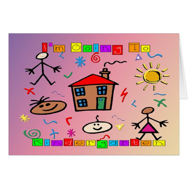 Ich gehe zum Kindergarten (Vorderseite (Horizontal))