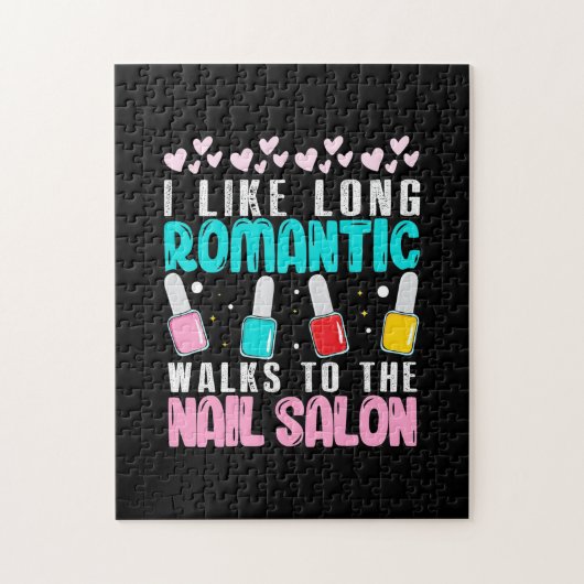 Ich gehe zum Nagelstudio Puzzle (Vertikal)