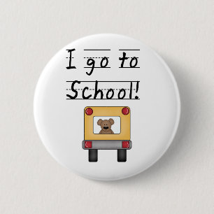 Ich gehe zur Schule Button