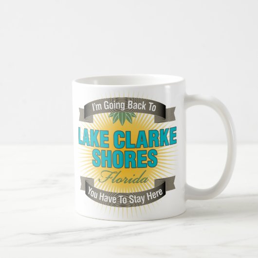 Ich gehe zurück (See-Clarke-Ufer) Kaffeetasse (Rechts)