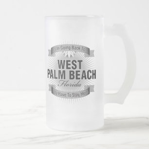 Ich gehe zurück zu (West Palm Beach) Mattglas Bierglas