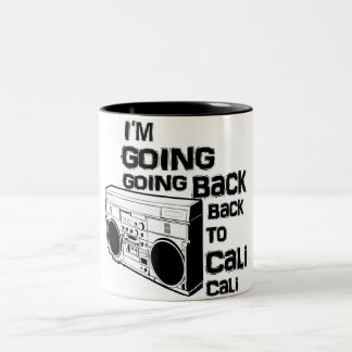 Ich gehe zurück zur Cali-Tasse Zweifarbige Tasse