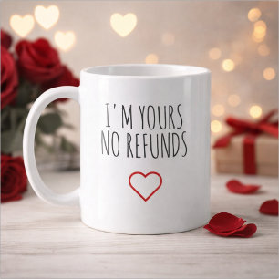 Ich gehöre Dir Kein Rückerstattung Valentinstag Ge Kaffeetasse