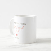 Ich gehöre dir mit Herz und Seele – Personalisiert Kaffeetasse (Vorderseite Links)