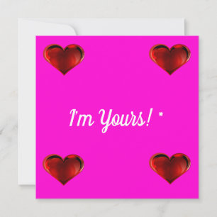 Ich gehöre Dir * Valentinstag Notizkarte Mitteilungskarte