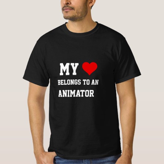 Ich gehöre einem Animator-T - Shirt an (Vorderseite)