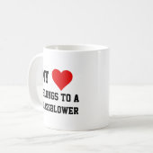 Ich gehöre einem Gläser an Kaffeetasse (Vorderseite Links)