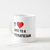 Ich gehöre einer mathematischen Tasse an (Vorderseite Links)