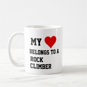Ich gehöre einer Rock Climber-Tasse an Kaffeetasse