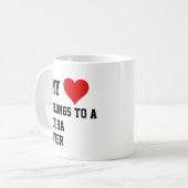 Ich gehöre einer Scuba Diver Tasse an (Vorderseite Links)