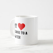 Ich gehöre einer Tasse des Rechtsanwalts an (Vorderseite Links)