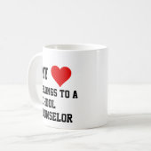Ich gehöre einer Tasse des Schulberaters an (Vorderseite Links)