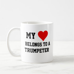 Ich gehöre einer Trumpeter-Tasse an Kaffeetasse