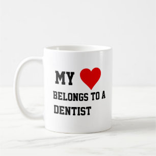 Ich gehöre einer Zahnarztpraxis-Tasse Kaffeetasse