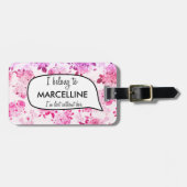 Ich gehöre gepäckanhänger (Vorderseite horizontal)