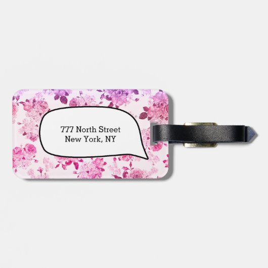 Ich gehöre gepäckanhänger (Rückseite horizontal)