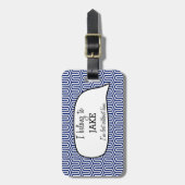 Ich gehöre gepäckanhänger (Vorderseite vertikal)