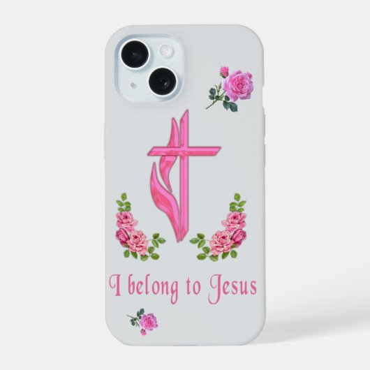 Ich gehöre Jesus iPhone 15 Hülle (Rückseite)