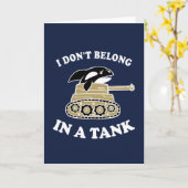 Ich gehöre nicht an einen Tank Karte (Gelbe Blume)