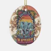 Ich gehöre zu den Liebhabern der Natur Keramik Ornament (Rechts)