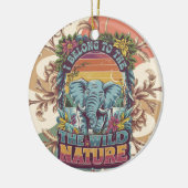 Ich gehöre zu den Liebhabern der Natur Keramik Ornament (Links)