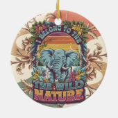 Ich gehöre zu den Liebhabern der Natur Keramik Ornament (Hinten)