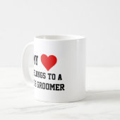 Ich gehöre zu einem Hundehändler Kaffeetasse (Vorderseite Links)