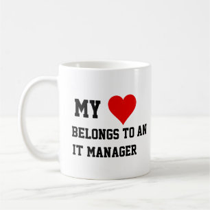 Ich gehöre zu einem IT-Manager Kaffeetasse