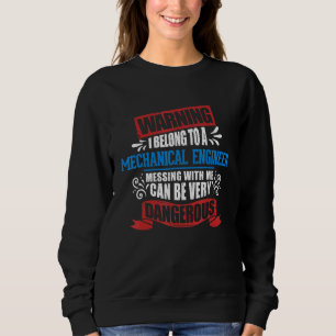 Ich gehöre zu einem Warning Job Teil eines Maschin Sweatshirt