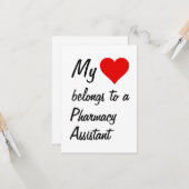 Ich gehöre zu einer Apothekenkarte Karte (Vorderseite/Rückseite Beispiel)