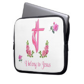 Ich gehöre zu Jesus 10 Zoll Laptop Ärmel Laptopschutzhülle (Vorderseite Links)