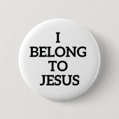 Ich gehöre zu Jesus Button (Vorderseite)