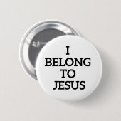 Ich gehöre zu Jesus Button (Vorne & Hinten)