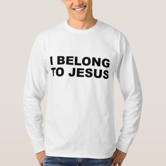 Ich gehöre zu Jesus - Niedliches Christliches Gesc T-Shirt (Vorderseite)
