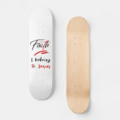Ich gehöre zu Jesus Skateboard (Vorderseite)