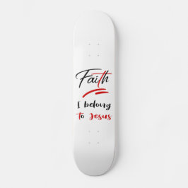 Ich gehöre zu Jesus Skateboard