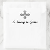 Ich gehöre zu Jesus Sticker (Tasche)