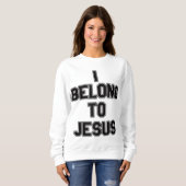 Ich gehöre zu Jesus Sweatshirt (Vorne ganz)