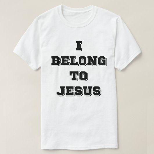 Ich gehöre zu Jesus T-Shirt (Design vorne)