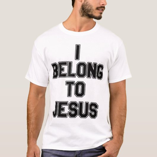 Ich gehöre zu Jesus T-Shirt (Vorderseite)